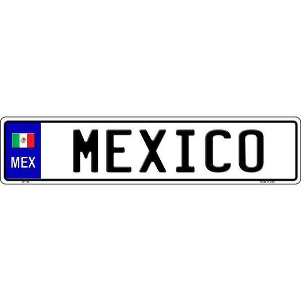 Mexico Novelty Metal European License Plate