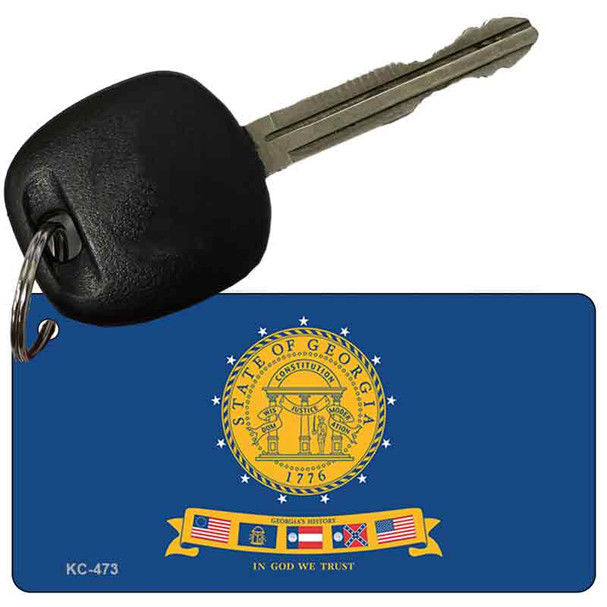 Georgia State Seal Novelty Aluminum Key Chain KC-473