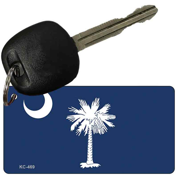 South Carolina State Flag Novelty Aluminum Key Chain KC-469