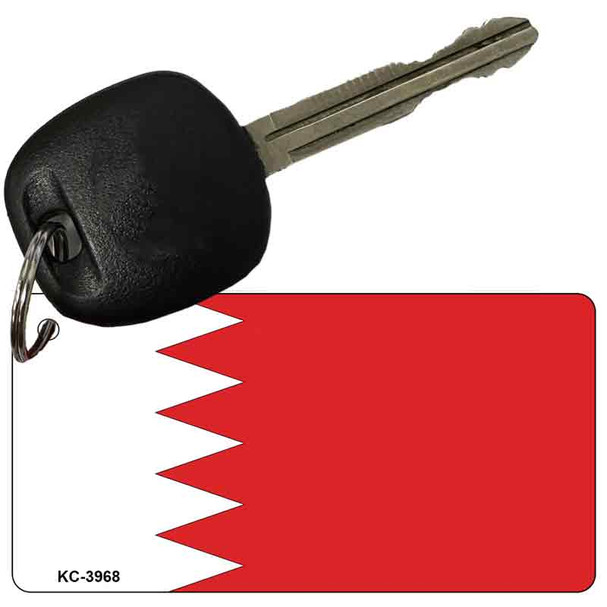 Bahrain Flag Novelty Aluminum Key Chain KC-3968