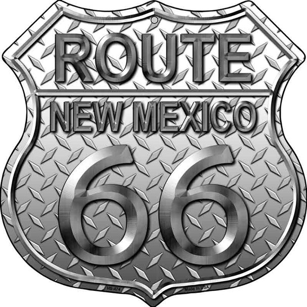 Route 66 Diamond New Mexico Metal Novelty Highway Shield Sign