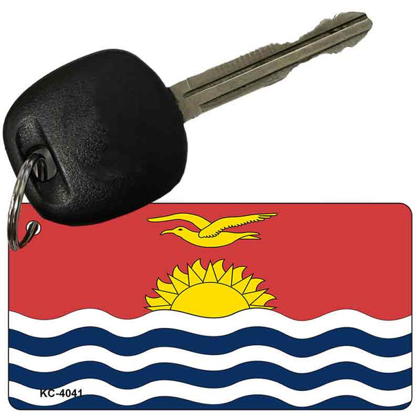Kiribati Flag Novelty Aluminum Key Chain KC-4041