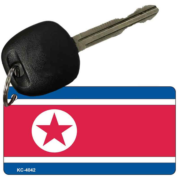 North Korea Flag Novelty Aluminum Key Chain KC-4042