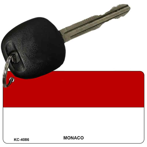 Monaco-C Flag Novelty Aluminum Key Chain KC-4086