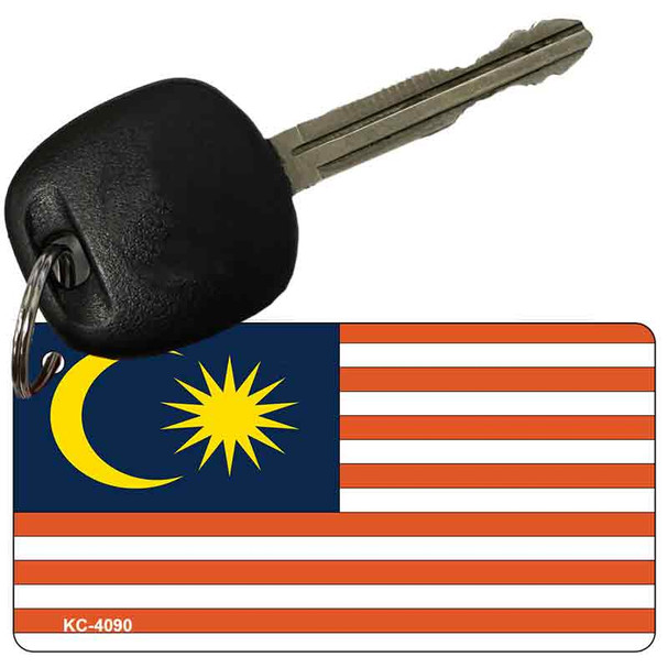 Malaysia Flag Novelty Aluminum Key Chain KC-4090