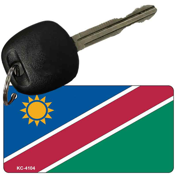 Namibia Flag Novelty Aluminum Key Chain KC-4104