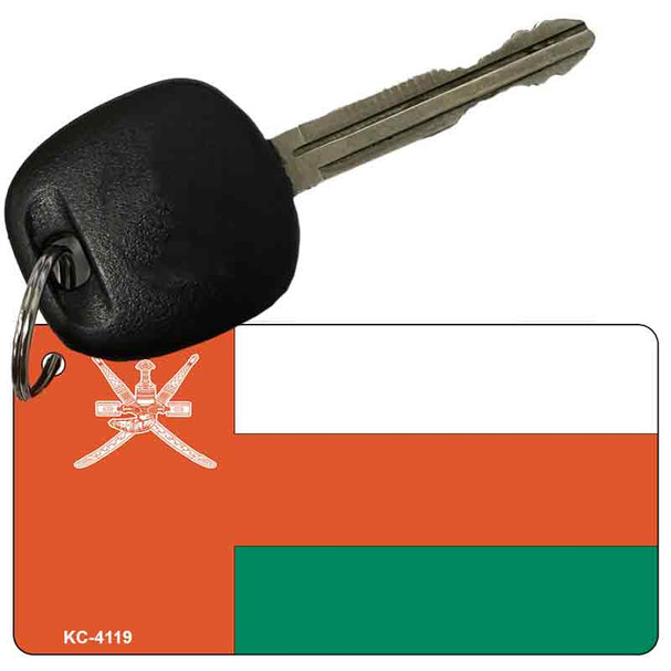 Oman Flag Novelty Aluminum Key Chain KC-4119