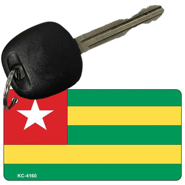 Togo Flag Novelty Aluminum Key Chain KC-4160