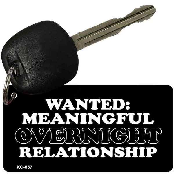 Meaningful Overnight Relationship Novelty Aluminum Key Chain KC-057