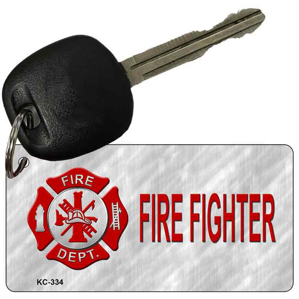 Fire Fighter Novelty Aluminum Key Chain KC-334