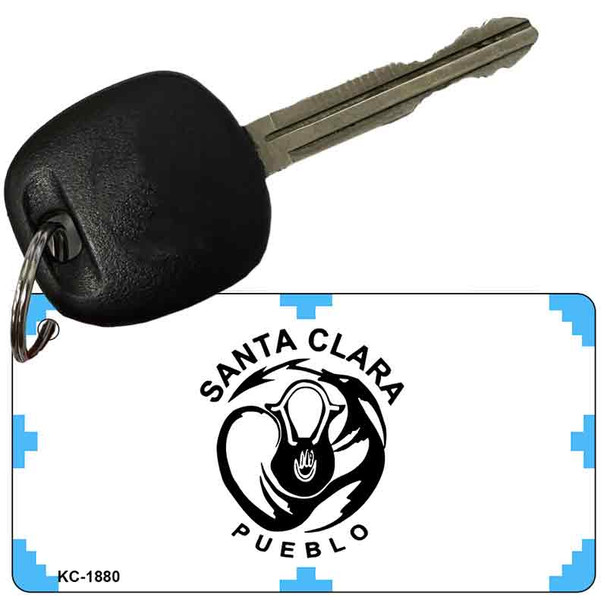 Santa Clara Pueblo Tribe Novelty Aluminum Key Chain KC-1880