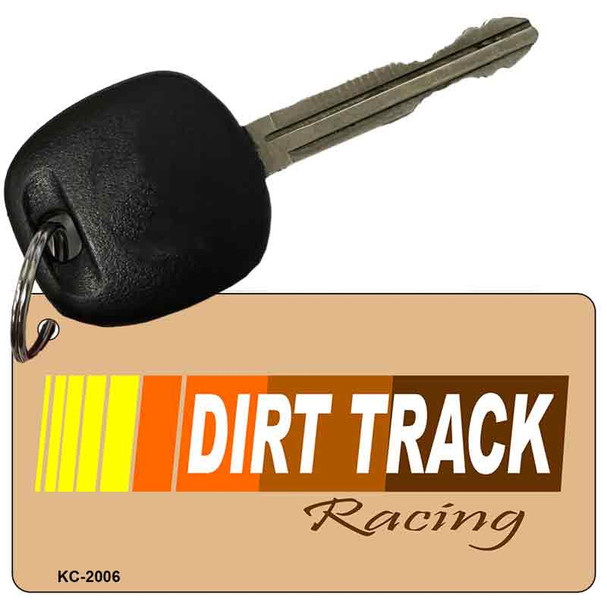 Dirt Track Novelty Aluminum Key Chain KC-2006