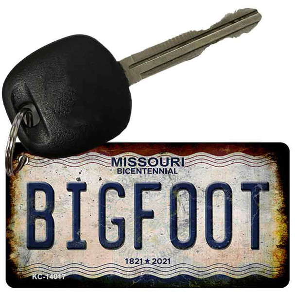 Bigfoot Missouri Novelty Metal Key Chain