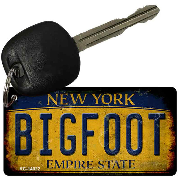 Bigfoot New York Novelty Metal Key Chain
