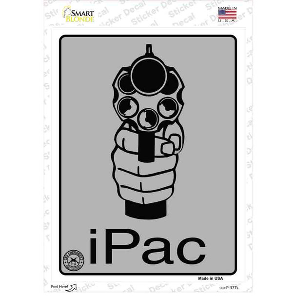 iPac Novelty Rectangle Sticker Decal