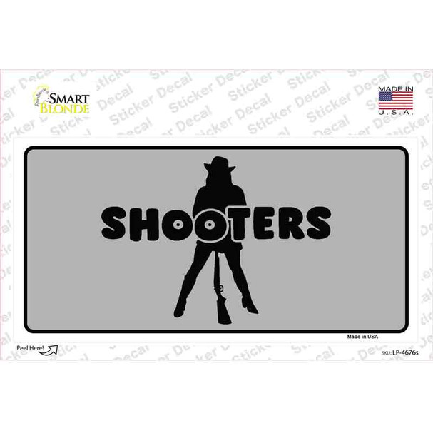 Shooters Novelty Sticker Decal