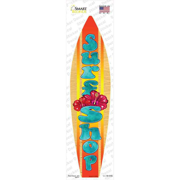 Surf Shop Novelty Surfboard Sticker Decal
