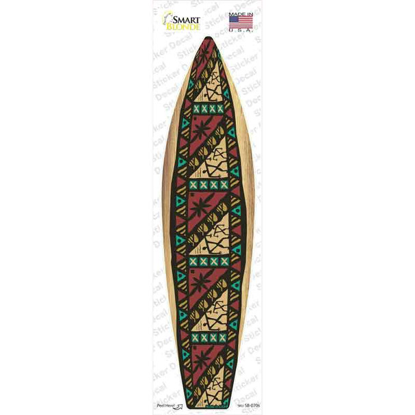 Tribal Novelty Surfboard Sticker Decal