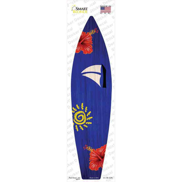 Sailboat With Little Sun Novelty Surfboard Sticker Decal