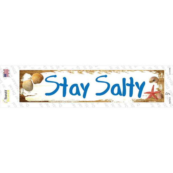 Stay Salty Novelty Narrow Sticker Decal