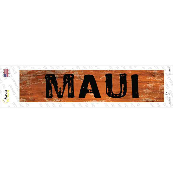 Maui Novelty Narrow Sticker Decal
