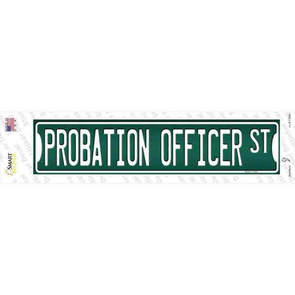 Probation Officer St Novelty Narrow Sticker Decal