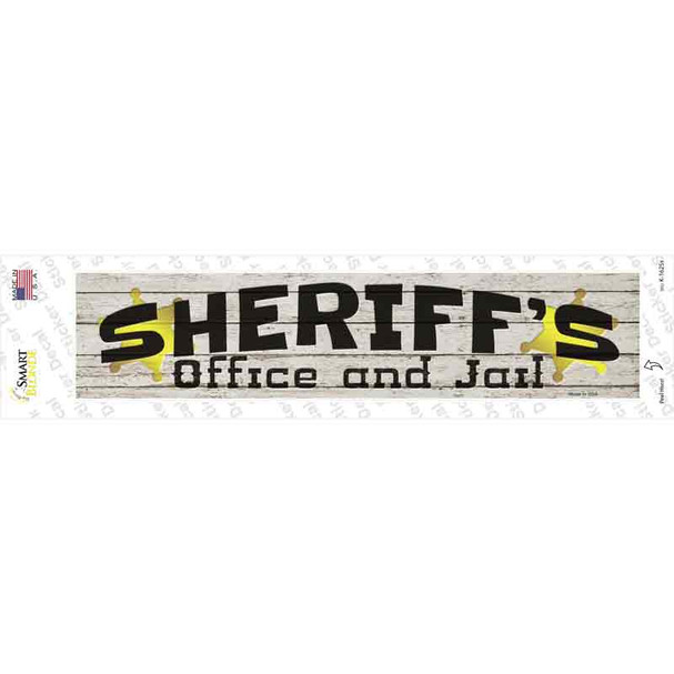 Sheriffs Office and Jail Novelty Narrow Sticker Decal