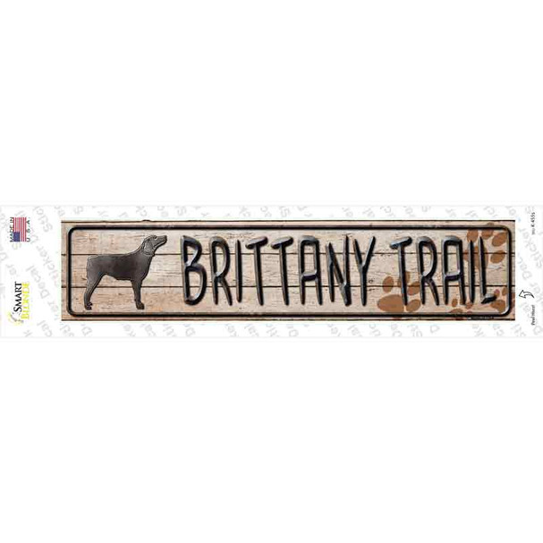 Brittany Trail Novelty Narrow Sticker Decal