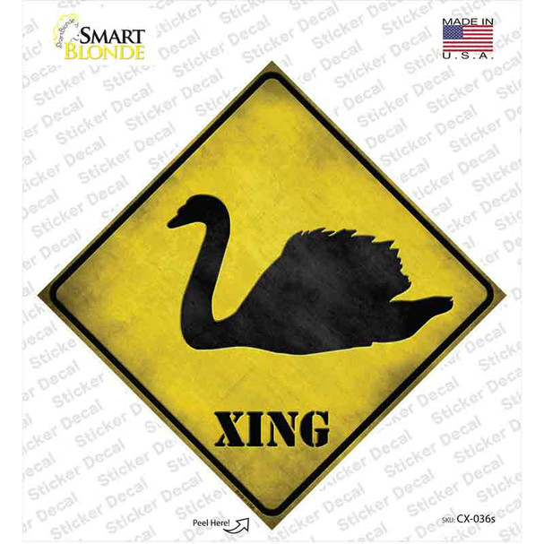 Swan Xing Novelty Diamond Sticker Decal