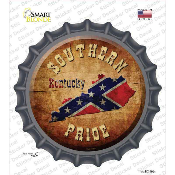 Southern Pride Kentucky Novelty Bottle Cap Sticker Decal