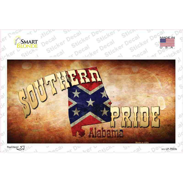 Southern Pride Alabama Novelty Sticker Decal