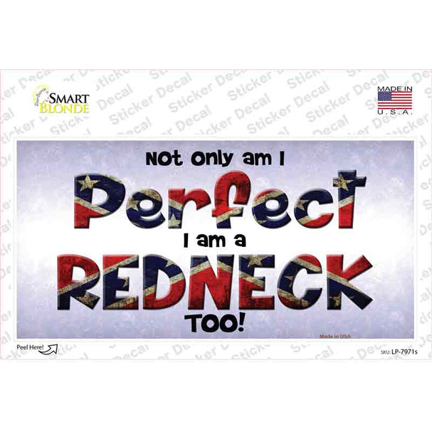 Perfect Redneck Novelty Sticker Decal