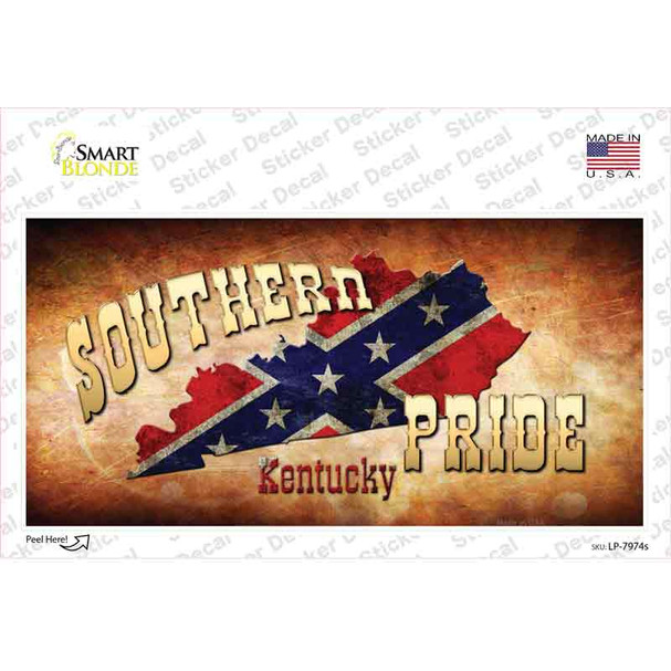 Southern Pride Kentucky Novelty Sticker Decal