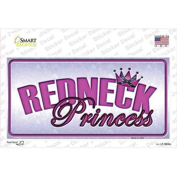 Princess Redneck Novelty Sticker Decal