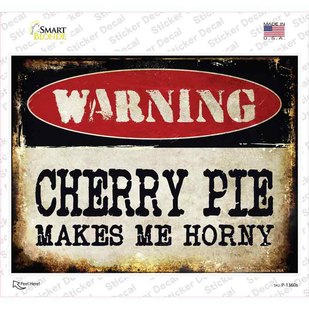 Cherry Pie Novelty Rectangle Sticker Decal