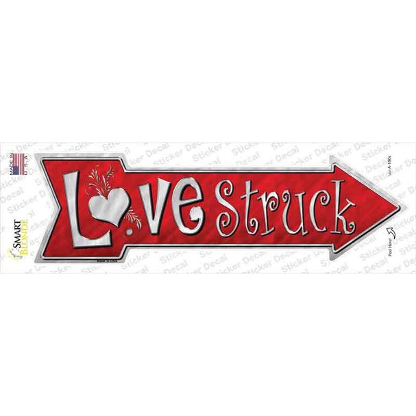 Love Struck Novelty Arrow Sticker Decal