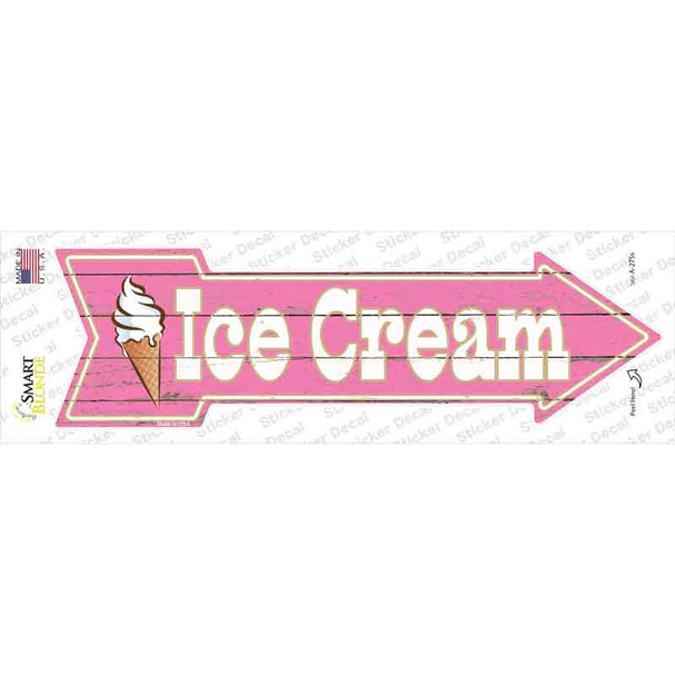 Ice Cream Novelty Arrow Sticker Decal