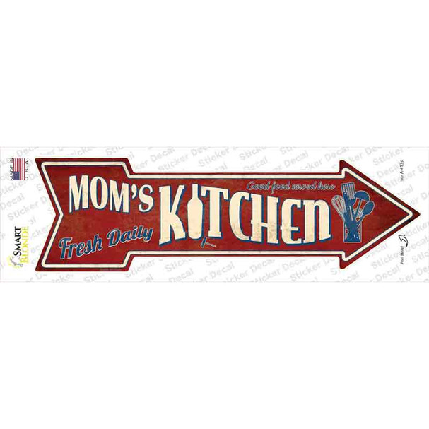Moms Kitchen Novelty Arrow Sticker Decal