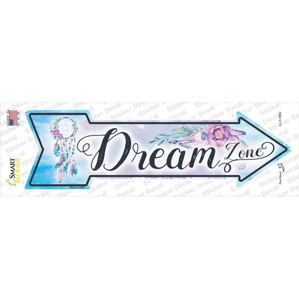 Dream Zone Novelty Arrow Sticker Decal