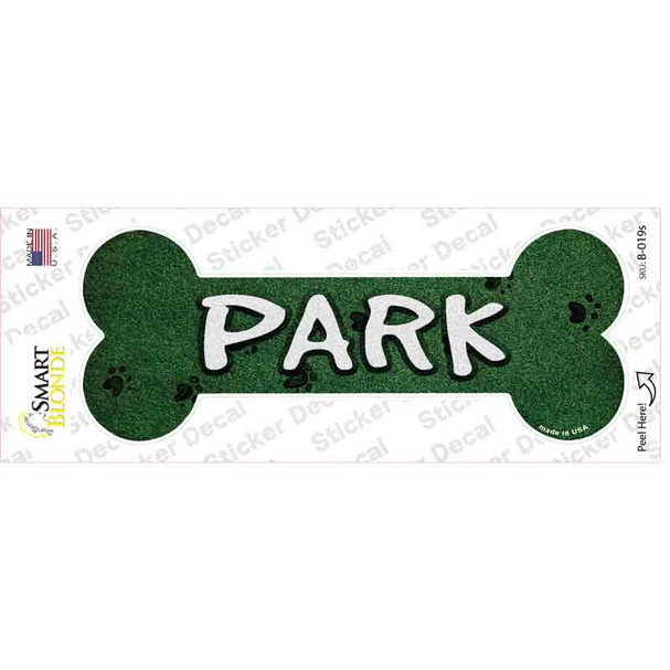 Park Novelty Bone Sticker Decal