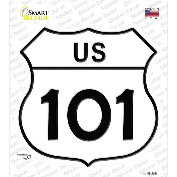 US Highway 101 Novelty Highway Shield Sticker Decal