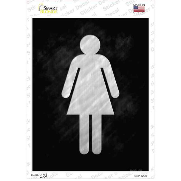 Woman Novelty Rectangle Sticker Decal