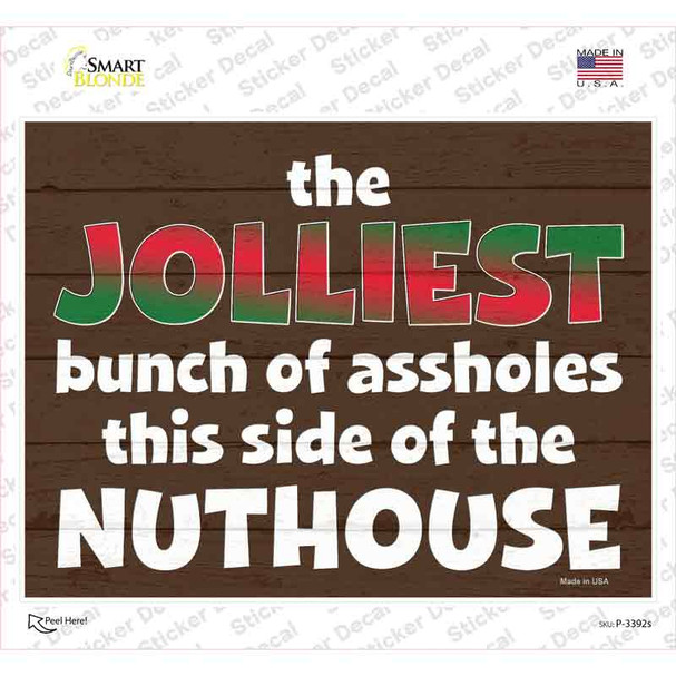 Jolliest Assholes Novelty Rectangle Sticker Decal