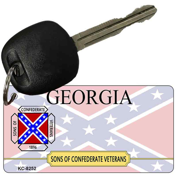 Sons of Confederate Veterans Novelty Aluminum Key Chain KC-8252