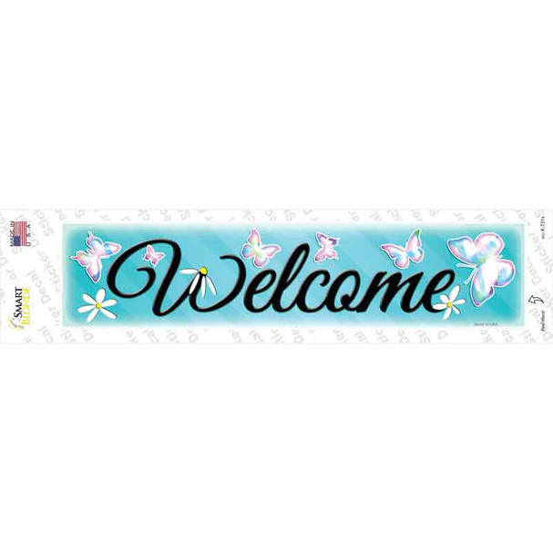 Welcome Novelty Narrow Sticker Decal