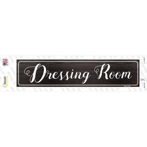 Dressing Room Novelty Narrow Sticker Decal