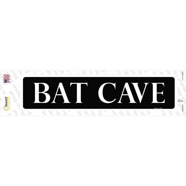 Bat Cave Novelty Narrow Sticker Decal