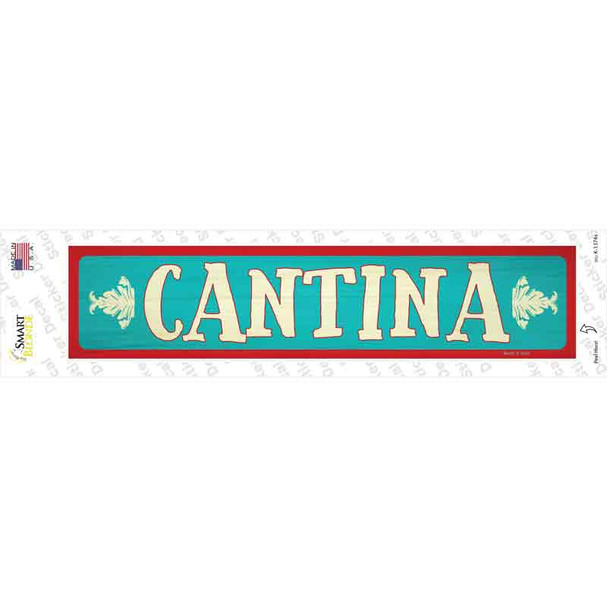 Cantina Novelty Narrow Sticker Decal