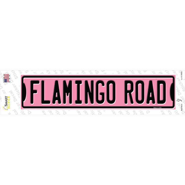 Flamingo Road Novelty Narrow Sticker Decal