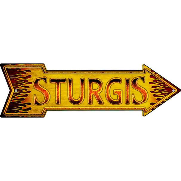 Sturgis Novelty Metal Arrow Sign